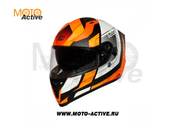 Шлем (интеграл) Origine STRADA Advanced Hi-Vis, оранжевый/черный матовый